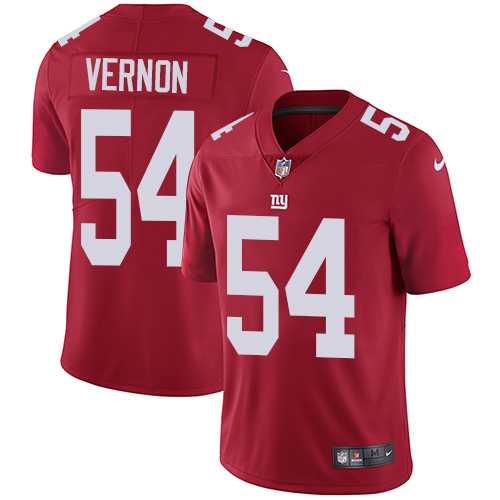 Nike New York Giants #54 Olivier Vernon Red Alternate NFL Vapor Untouchable Limited Jersey,We sell and wholesale Nike New York Giants #54 Olivier Vernon Red Alternate NFL Vapor Untouchable Limited Jersey on line form chian!